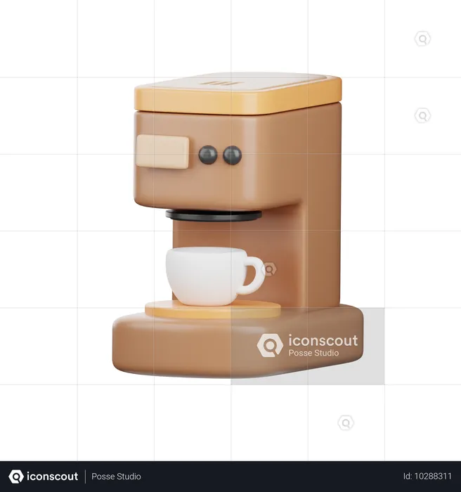 Coffee Machine  3D Icon