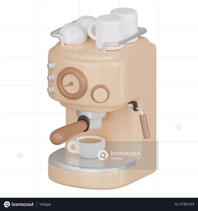 Coffee Machine  3D Icon