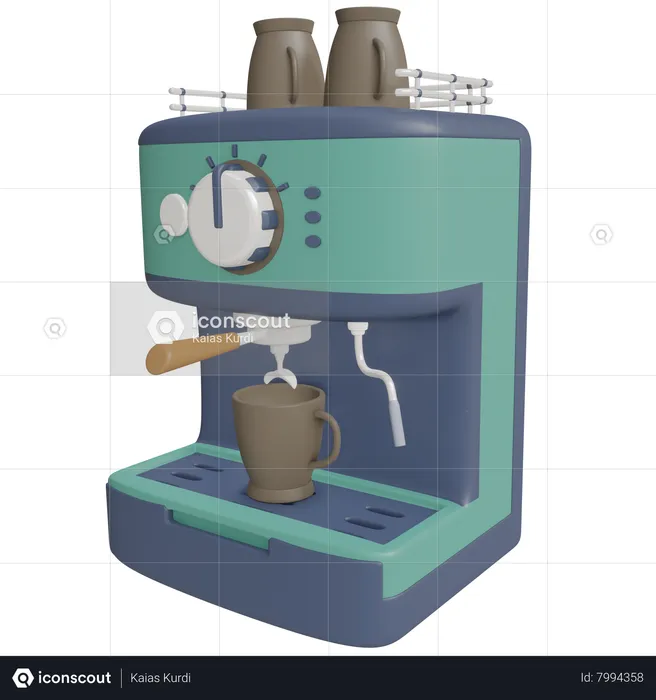 Coffee Maker  3D Icon