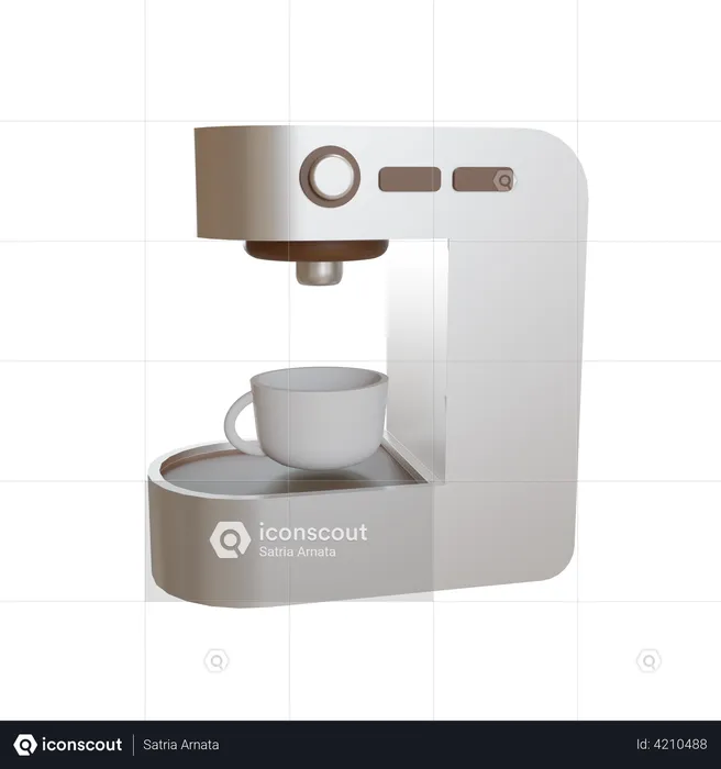 Coffee Maker  3D Illustration