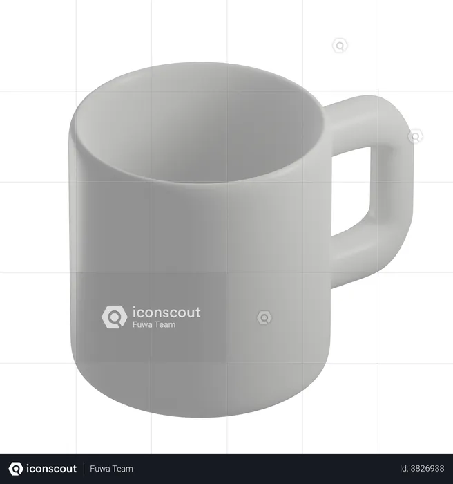 Coffee Mug  3D Illustration