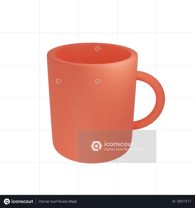 Coffee Mug  3D Illustration