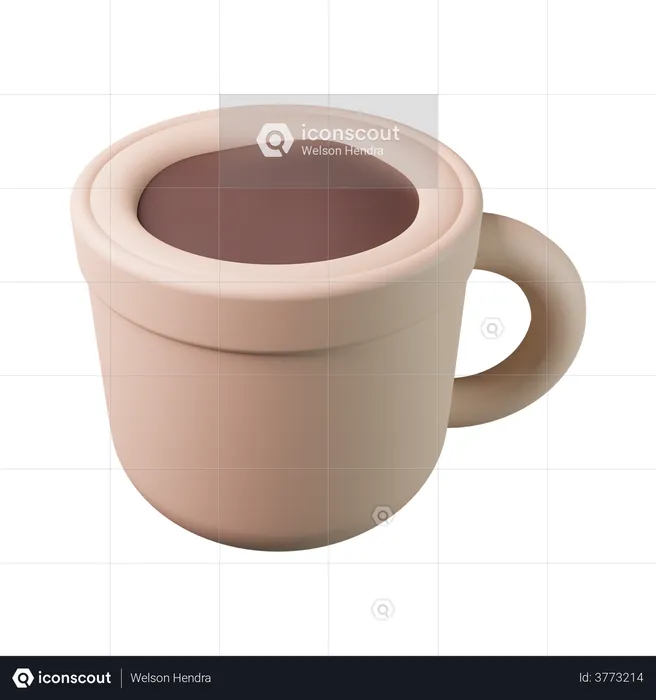 Coffee Mug  3D Illustration