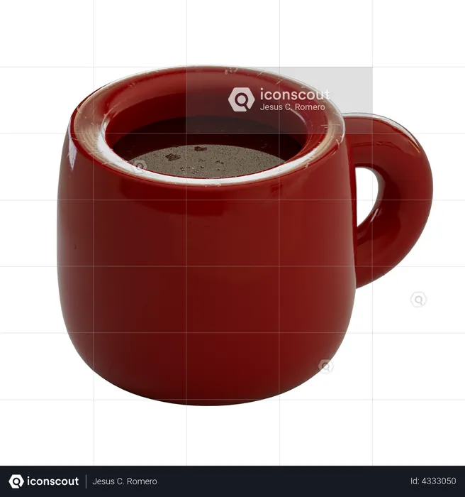 Coffee Mug  3D Illustration