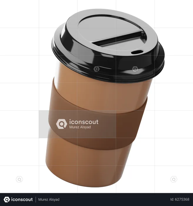 Coffee or Tea Cup  3D Icon