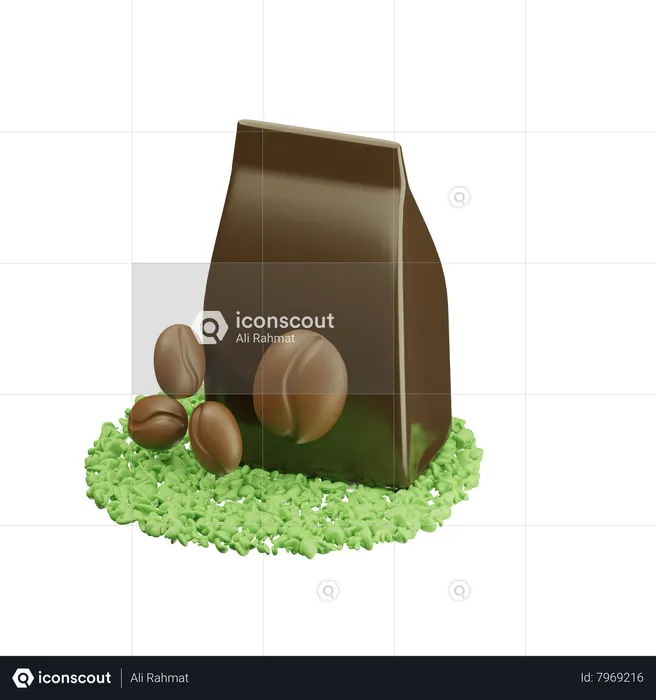 Coffee Package  3D Icon