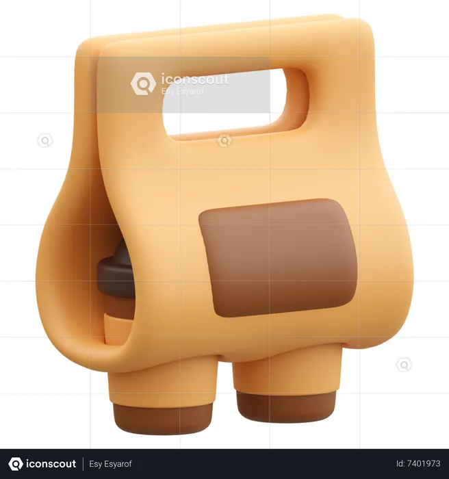 Coffee Packing  3D Icon