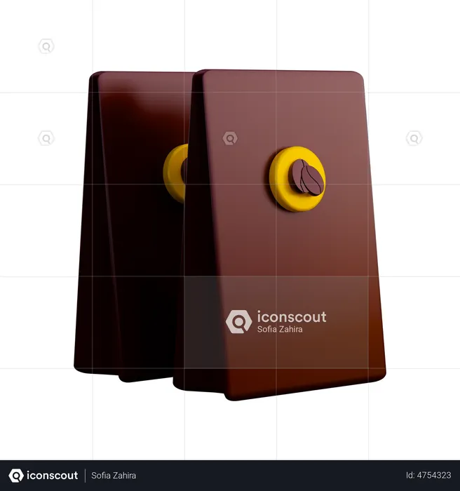 Coffee Paper Menu  3D Icon