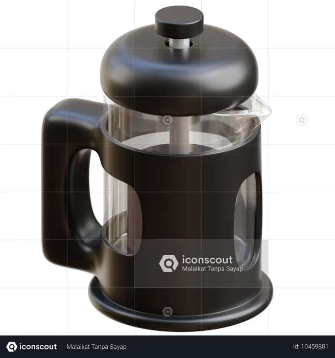 Coffee Plunger  3D Icon