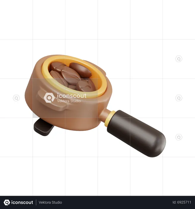 Coffee Portafilter  3D Icon