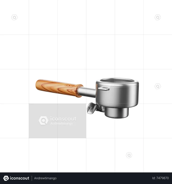 Coffee Portafilter  3D Icon