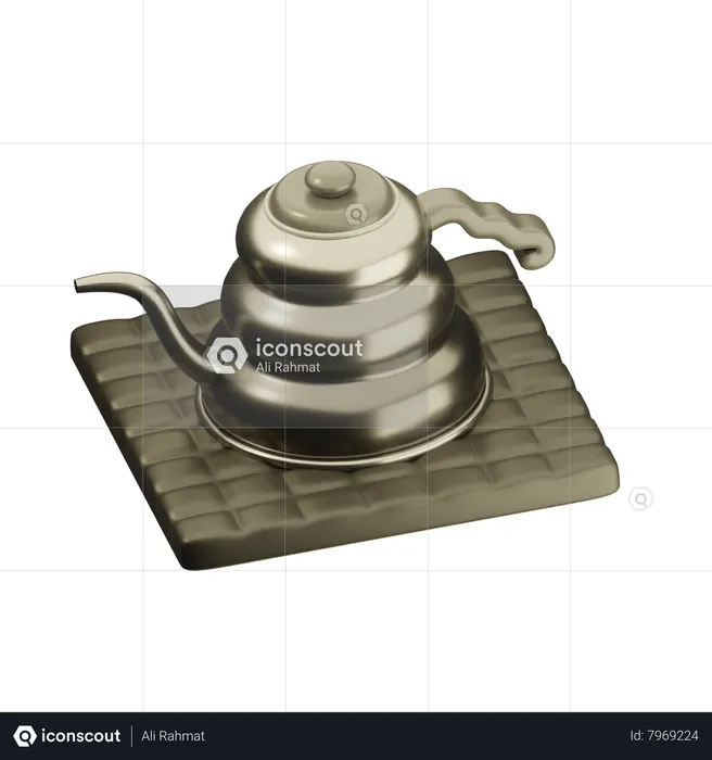 Coffee Pot  3D Icon