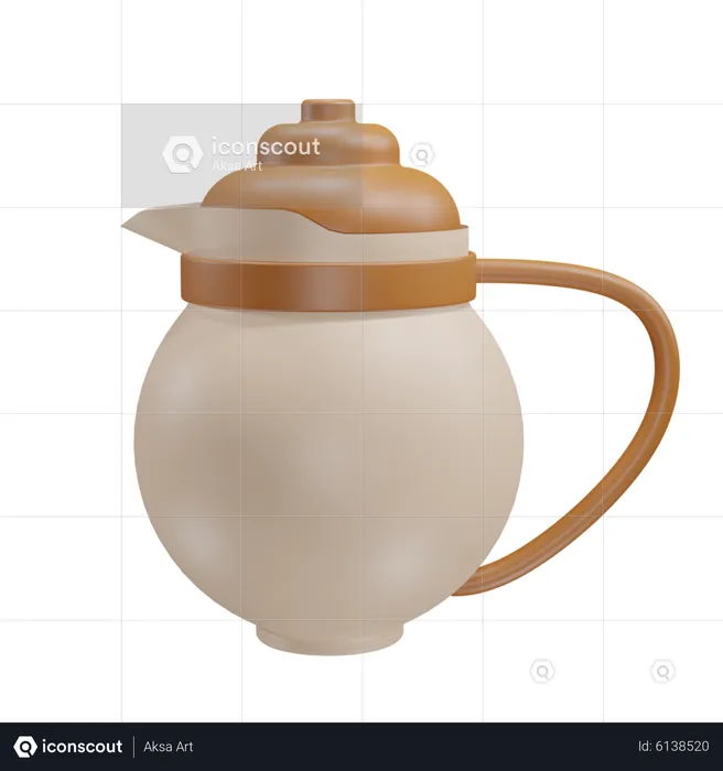 Coffee Pot  3D Icon