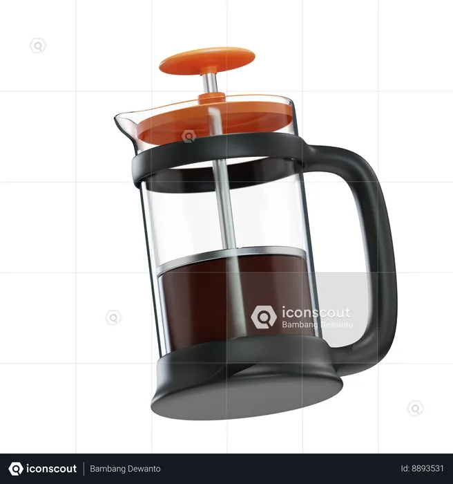 Coffee Press  3D Icon