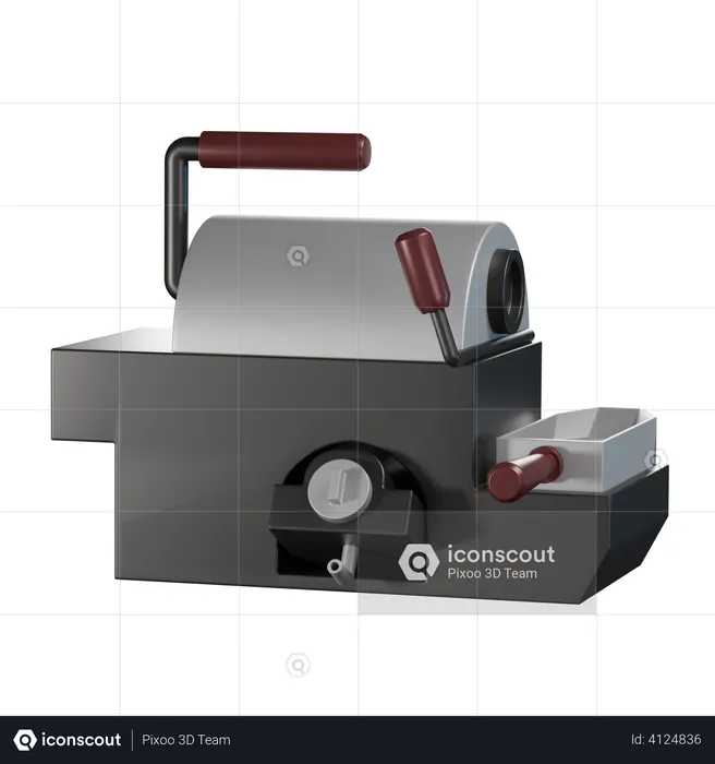 Coffee Roaster  3D Illustration