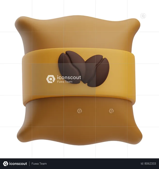 Coffee Sack  3D Icon