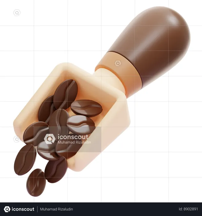Coffee scoop  3D Icon