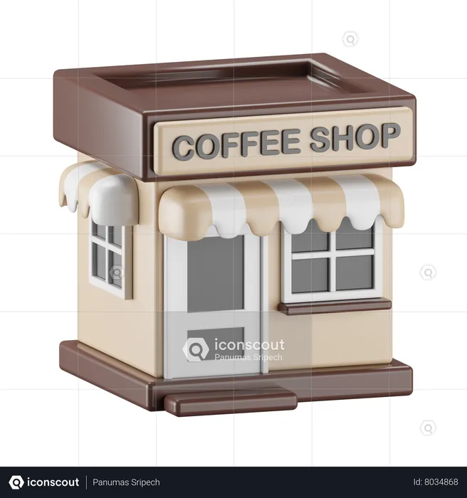 COFFEE SHOP  3D Icon