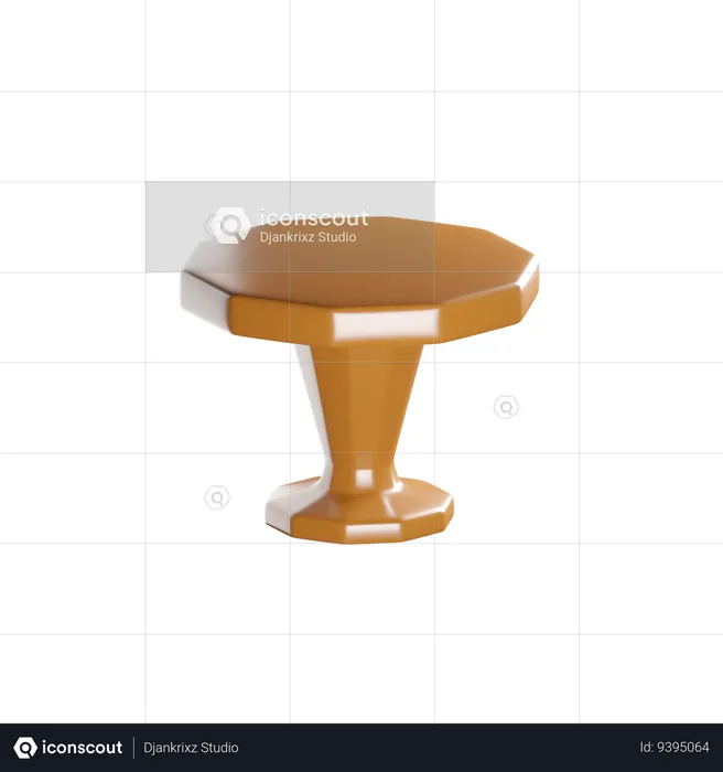 COFFEE TABLE  3D Icon