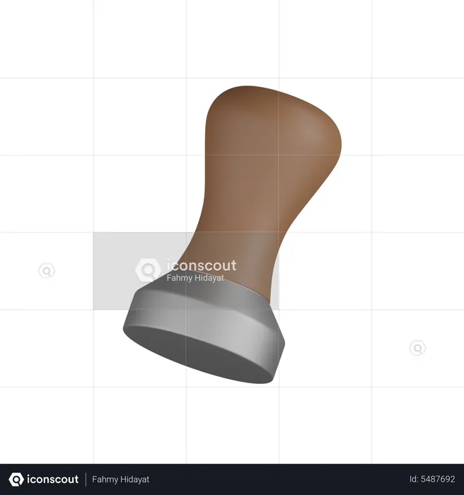 Coffee Tamper  3D Icon