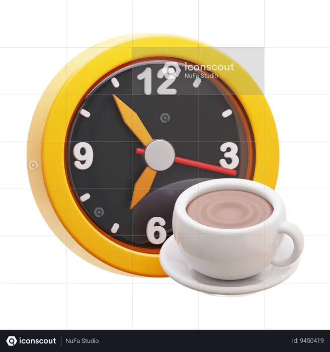 COFFEE TIME  3D Icon