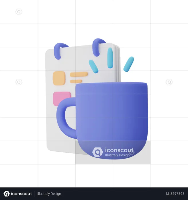 Coffee Time  3D Icon