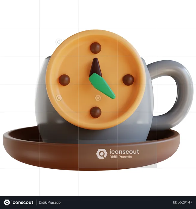 Coffee Time  3D Icon