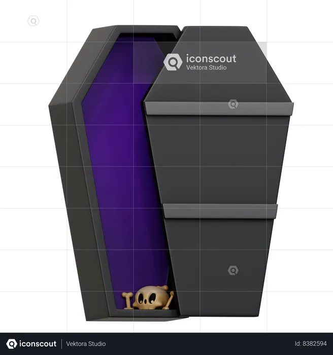 Coffin  3D Icon