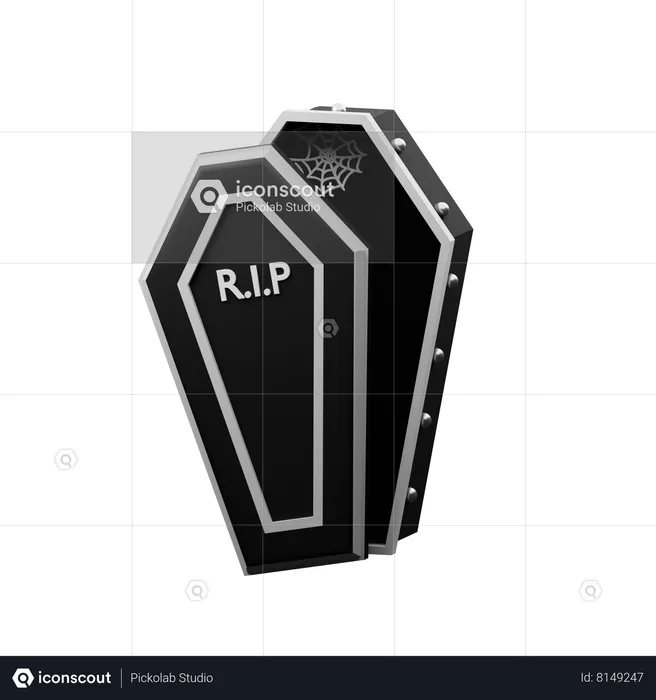 Coffin  3D Icon