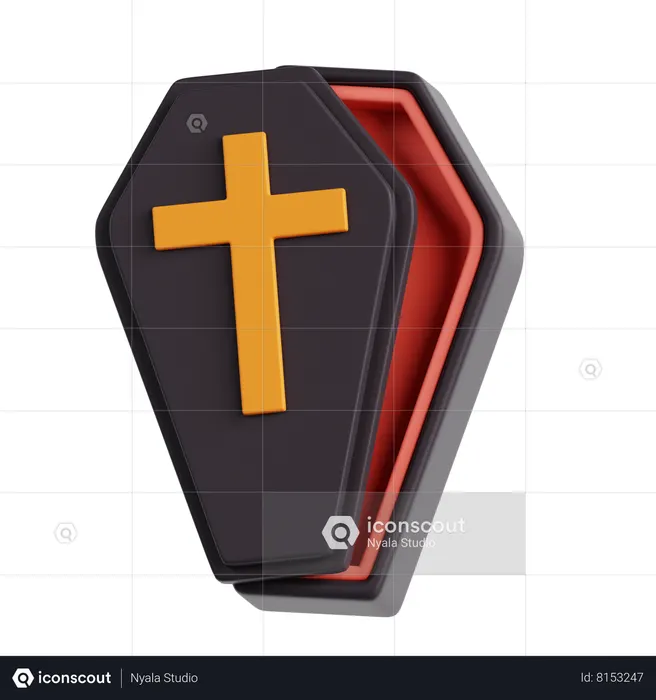 Coffin  3D Icon