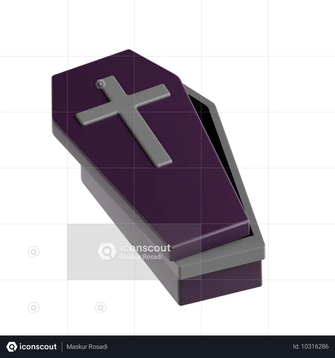 Coffin  3D Icon