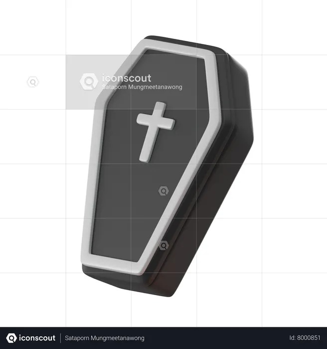 Coffin  3D Icon
