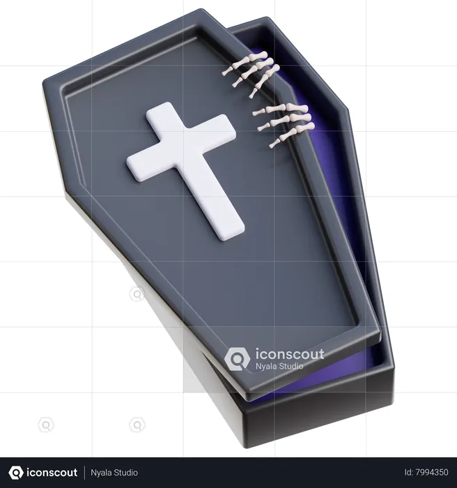 Coffin  3D Icon