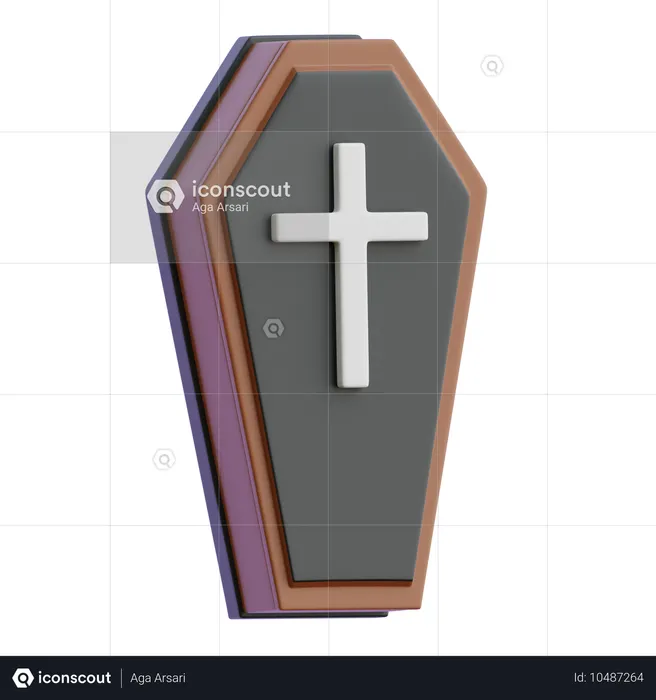 Coffin  3D Icon