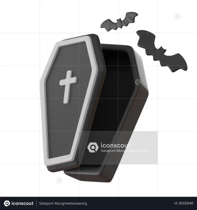 Coffin  3D Icon