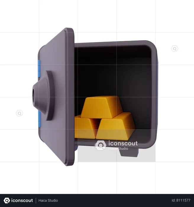 Coffre-fort  3D Icon