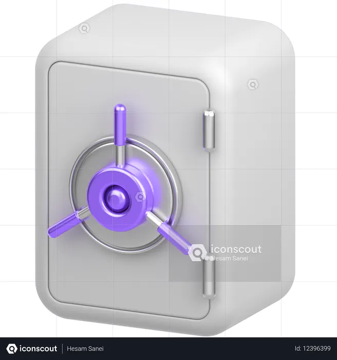 Coffre-fort  3D Icon