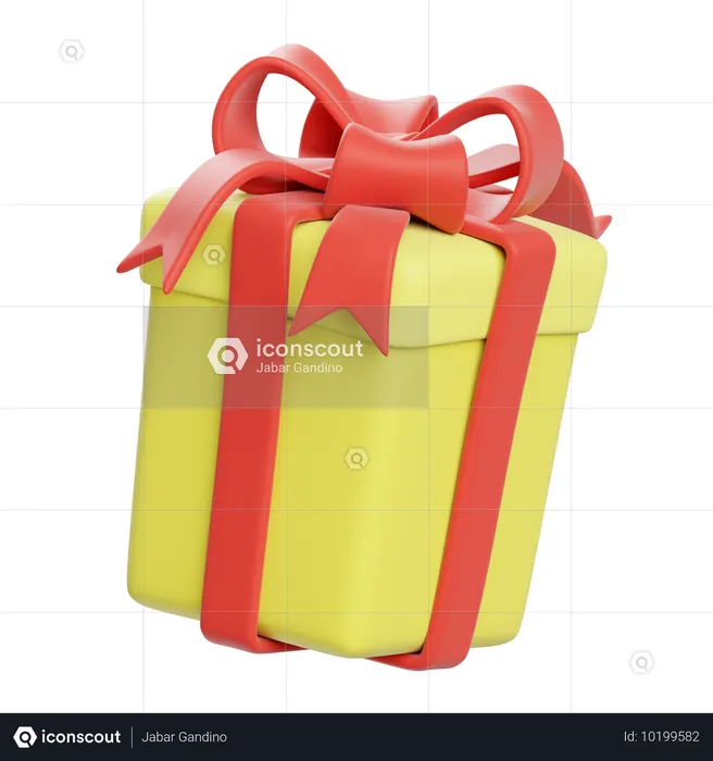 Boite cadeau  3D Icon