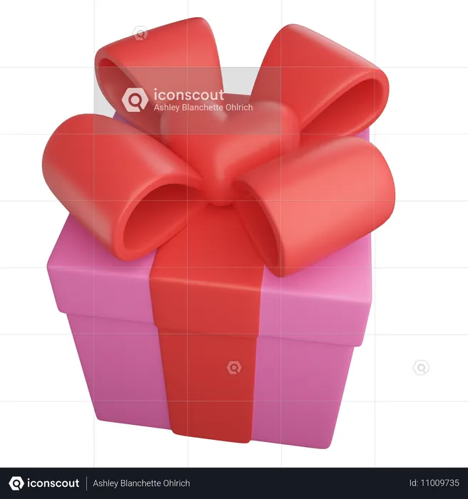 Boite cadeau  3D Icon