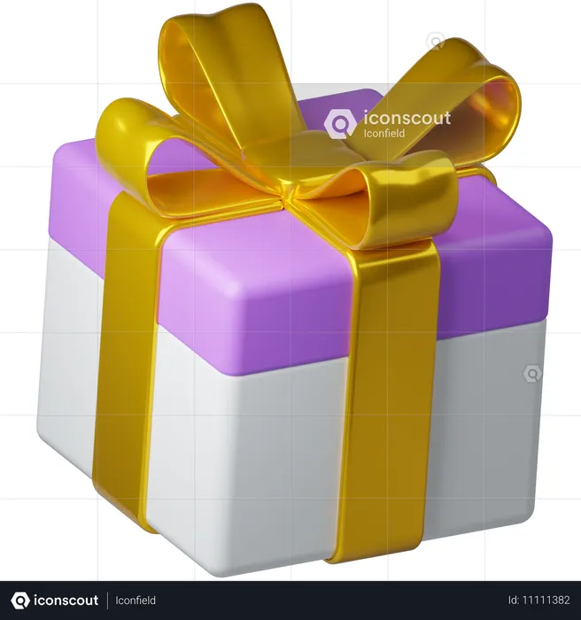 Boite cadeau  3D Icon