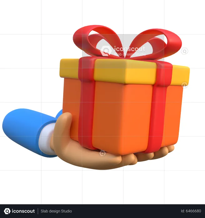 Boite cadeau  3D Icon