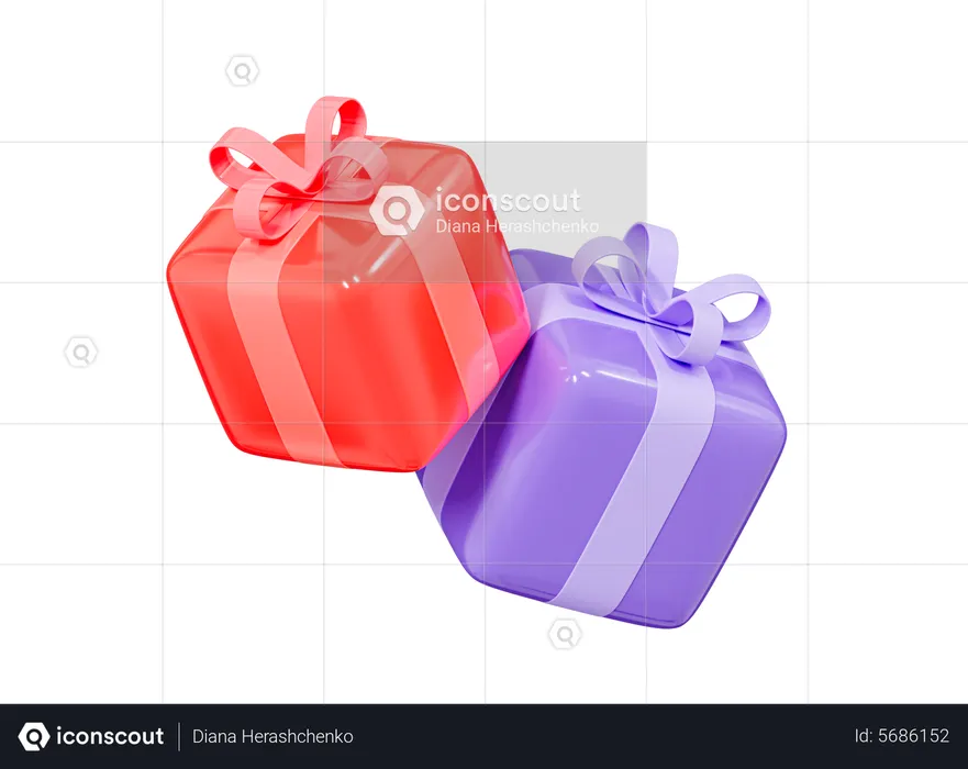 Coffrets cadeaux  3D Icon