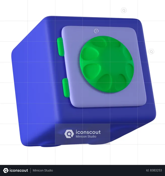 Cofre  3D Icon