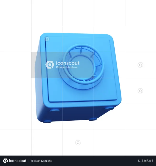Cofre seguro  3D Icon