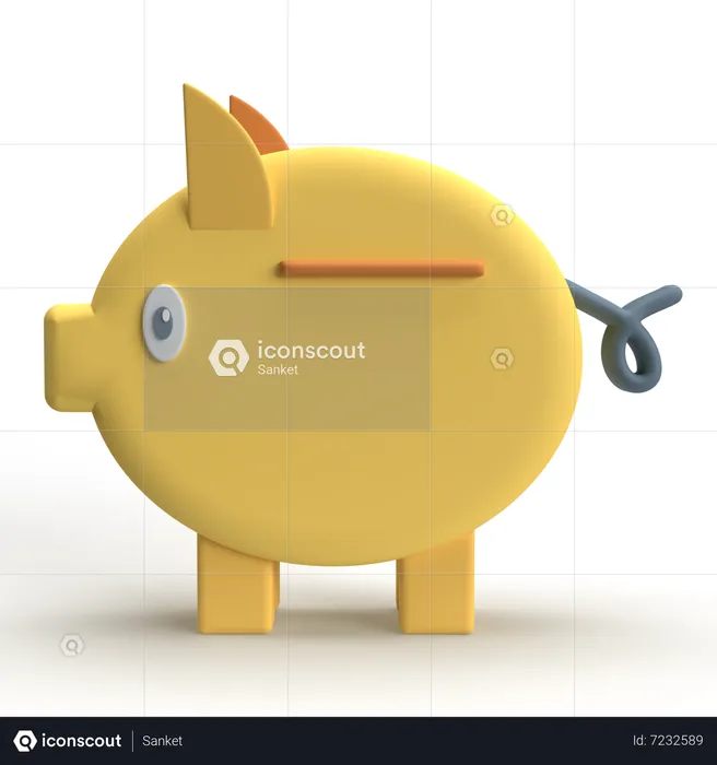 Cofrinho  3D Icon