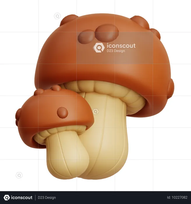 Cogumelo  3D Icon