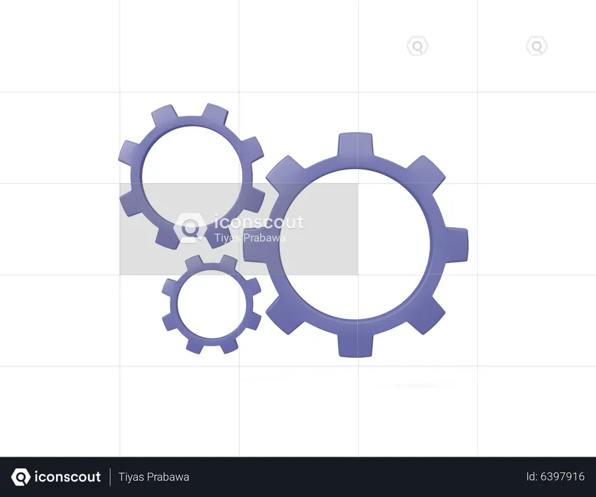 Cogwheel  3D Icon