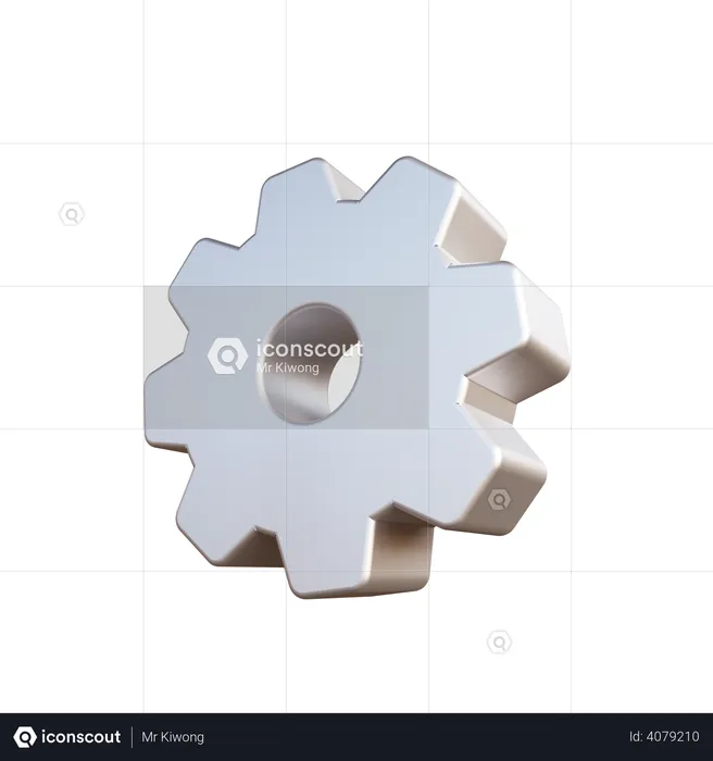 Cogwheel  3D Illustration