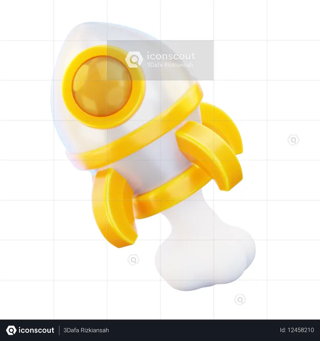 Juguete cohete  3D Icon