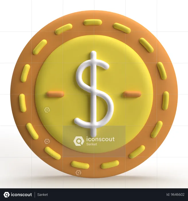 Coin  3D Icon